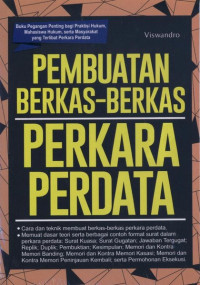 Pembuatan berkas-berkas perkara perdata